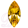 Swarovski 4200 Navette Rhinestones, Machine Cut, Sunflower 